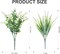 Artificial Outdoor Flowers 20 Bundles UV Resistant White Faux Plants for Garden Decor